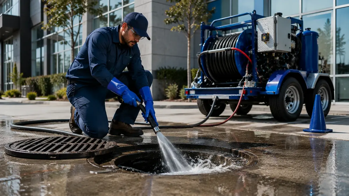 Commercial Hydro Jet Drain Cleaning in Atascadero