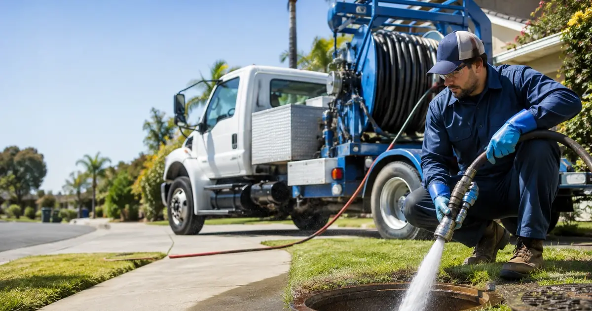 Hydro jet sewer cleaning Atascadero