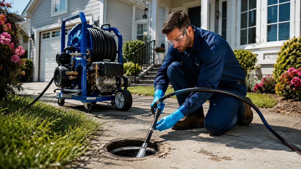 Residential Hydro Jet Drain Cleaning in Atascadero