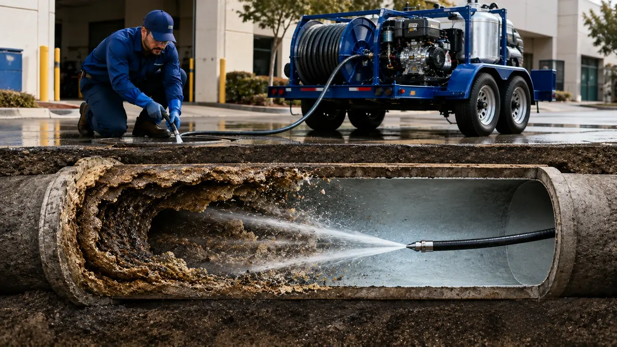 Sewer Pipe Descaling in Atascadero